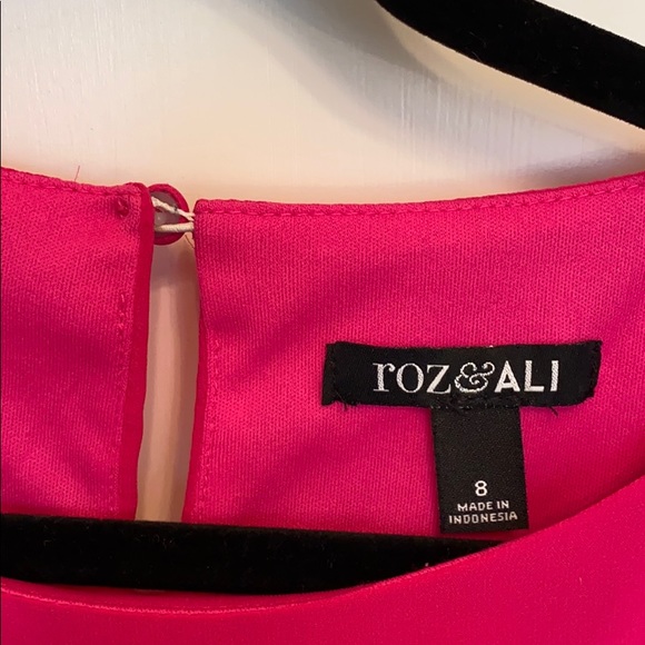 Pink roz&Ali size 8 dress - Picture 6 of 8